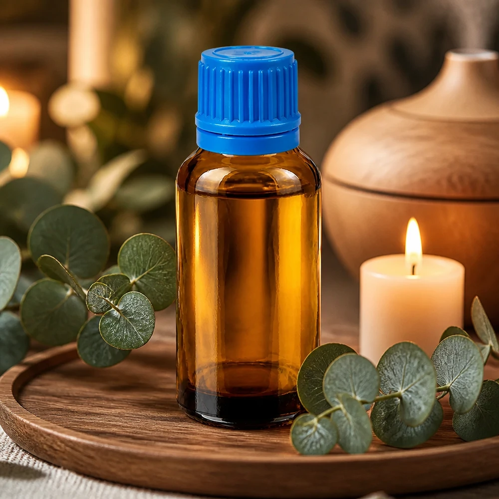 30ml kompakti lasipullo, jossa on lapsiturvallinen korkki, ihanteellinen aromaterapiaan ja kosmetiikkaan.