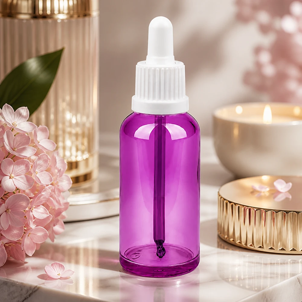 50ml pipettipullo valkoinen Originality-kierrekorkki PurpleLine UT18/50 PurpleLine UT18/50 50 ml:n pipettipullo korkealaatuisesta muovista, jossa on tyylikäs violetti ulkonäkö ammattikäyttöön.