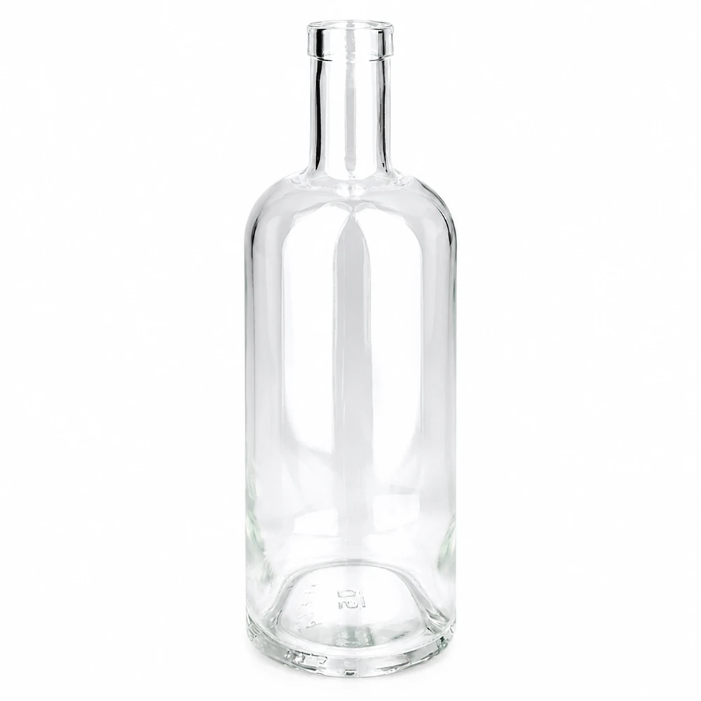 750ml lasipullo Emma läpinäkyvä ilman korkkia UNiTWIST tyhjä väkevä alkoholijuomapullo likööripullo kirkas kirkas