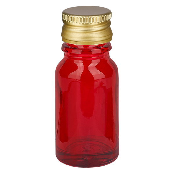 10ml pullo 11mm kierrekorkki Alu-Gold Standard RedLine UT18/10 RedLine UT18/10