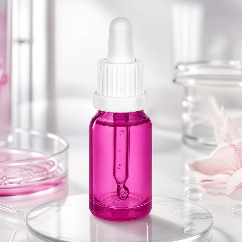 10ml pipettipullo valkoinen Originality ruuvikorkki PurpleLine UT18/10 PurpleLine UT18/10 Laadukas 10ml lasipullo, jossa on pipettikiinnitys OV PurpleLine UT18/10 kosmetiikkaan.