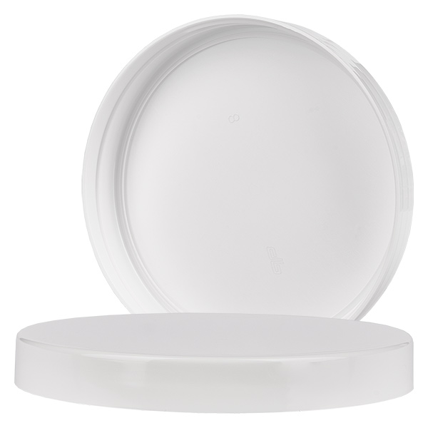 Kierrekorkki 100mm valkoinen Petpackeriin