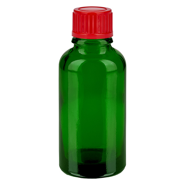 30ml pullo 11mm kierrekorkki punainen Standard GreenLine UT18/30