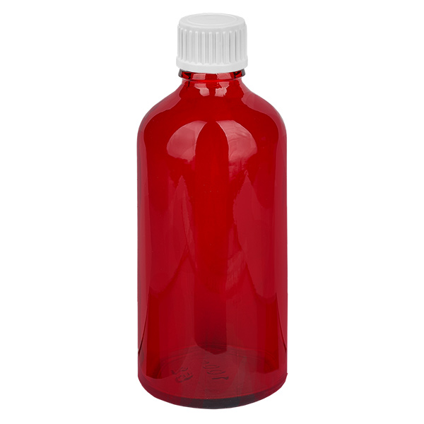 100ml tippapullo 0,9mm valkoinen vakiokorkki RedLine UT18/100