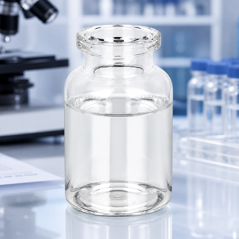 Injektiopullo kirkasta lasia 10ml Hochwertige Glasflasche 10ml für pharmazeutische Injektionslösungen mit optisch reinem Klarglas