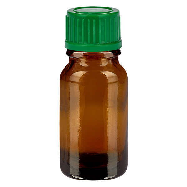 10ml pullo 11mm kierrekorkki vihreä Standard BrownLine UT18/10 Standard BrownLine UT18/10