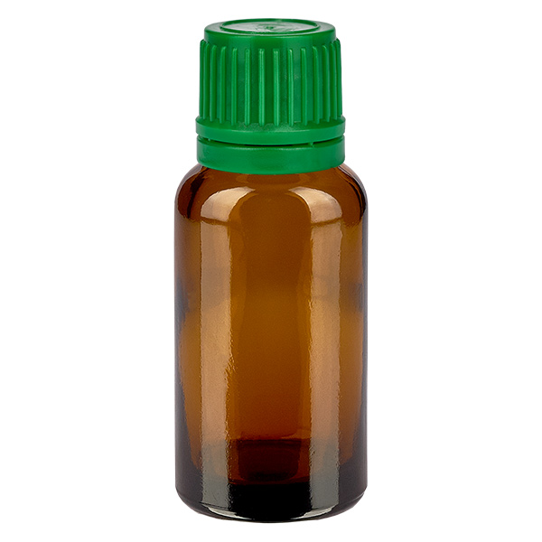 20ml pullo 11mm kierrekorkki vihreä väärentämisen estävä sulkeminen BrownLine UT18/20