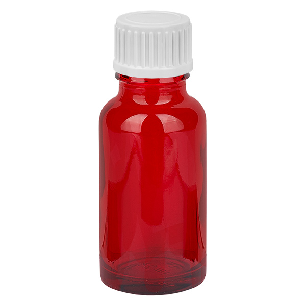 20ml pallopullo 3mm kaatorengas valkoinen vakiosuljin RedLine UT18/20 RedLine UT18/20