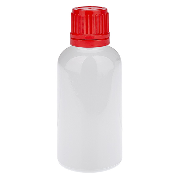 30 ml pullo, 11 mm kierrekorkki, punainen, alkuperäiskorkki WhiteLine UT18/30