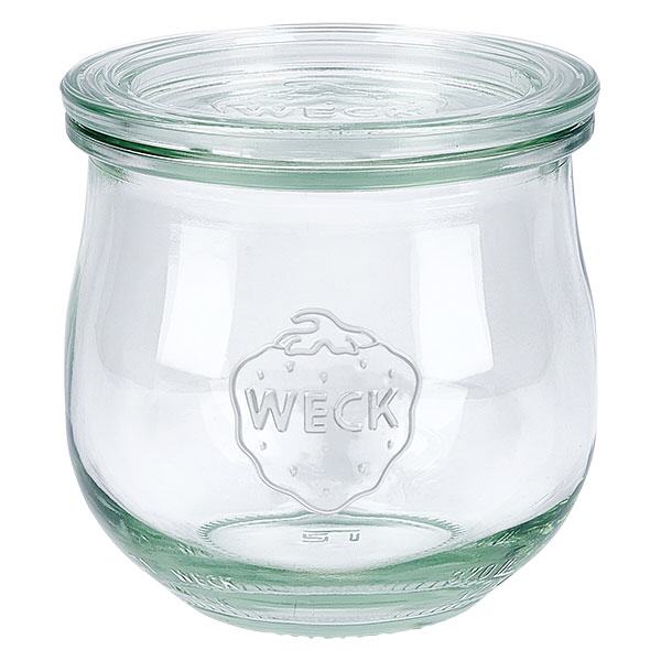 370ml tulppaanipurkki lasikannella WECK RR80 WECK tulppaanipurkki 370ml lasikannella RR80 säilöntäpurkki läpinäkyvä säilöntään ja säilytykseen