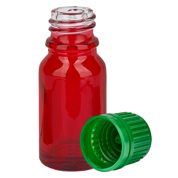 10ml pullo 11mm kierrekorkki vihreä väärentämisen estävä korkki RedLine UT18/10 10ml pullo 11mm kierrekorkki vihreä väärentämisen estävä korkki RedLine UT18/10