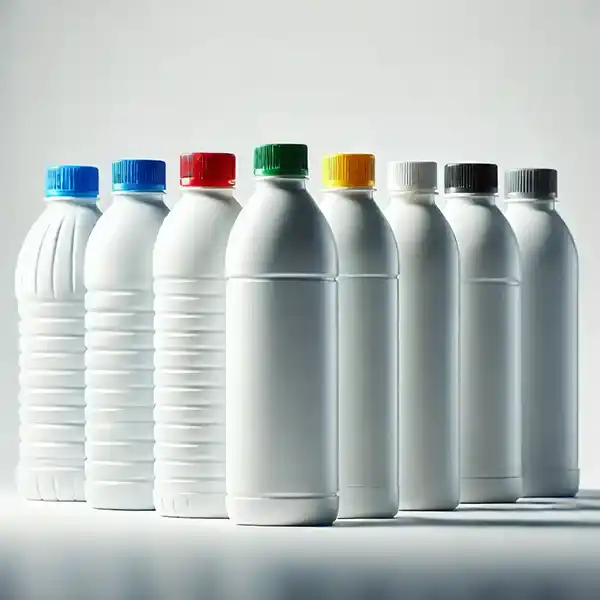 Zylinderflasche mit Verschluss Apothekenflasch weissen aus HDPE