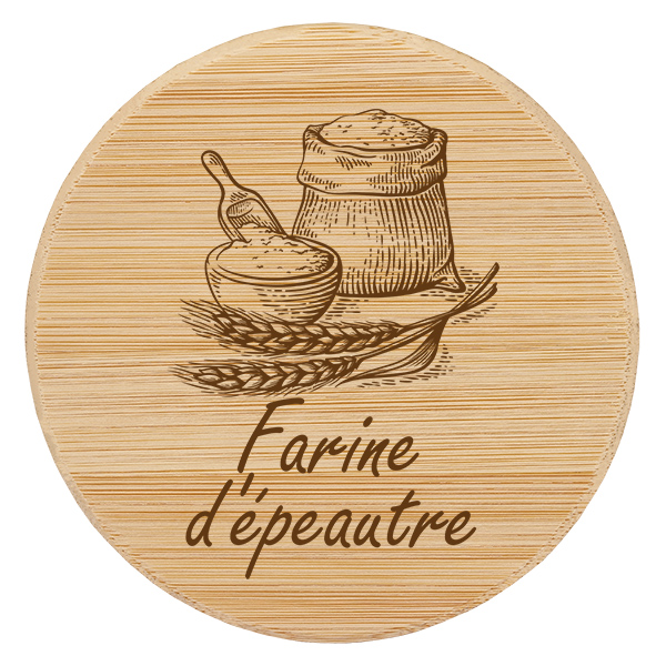 Puupäällyste "farine d'épeautre" WECK RR100:lle. Puupäällyste "farine d'épeautre" WECK RR100:lle.