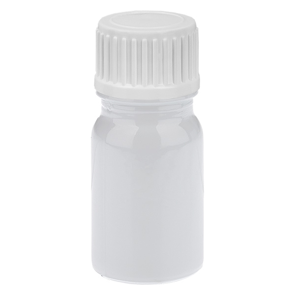 5 ml tiputuspullo, 0,9 mm, valkoinen, vakiokorkki WhiteLine UT18/5 5 ml tiputuspullo, 0,9 mm, valkoinen, vakiokorkki WhiteLine UT18/5
