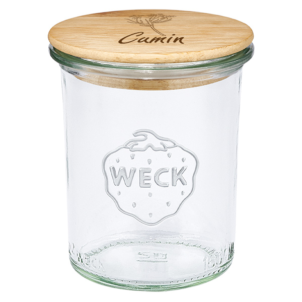 Puupäällyste "Kumina" avec verre WECK 160ml Puupäällyste "Kumina" avec verre WECK 160ml