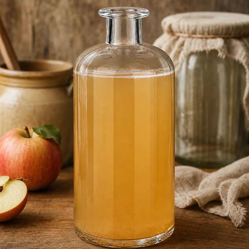 500ml Glasflasche "Flora" ohne Verschluss UNiTWIST