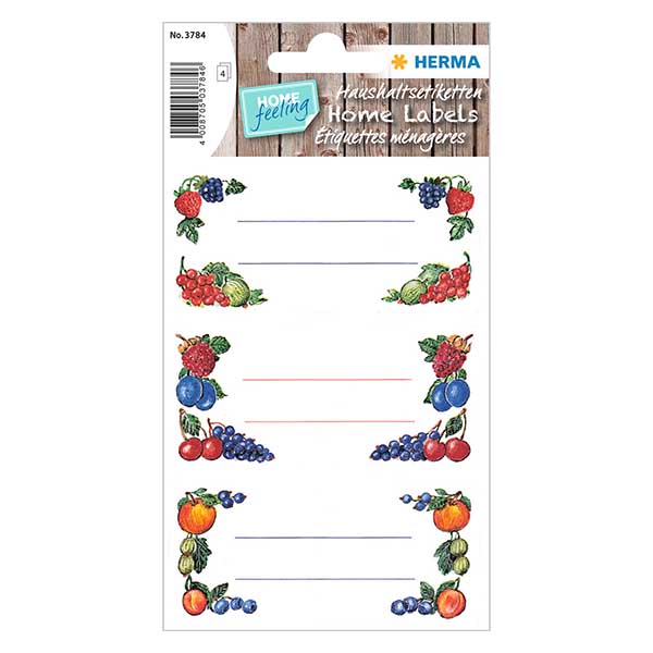 Keittiötarrat "Marjat" (12 tarraa)