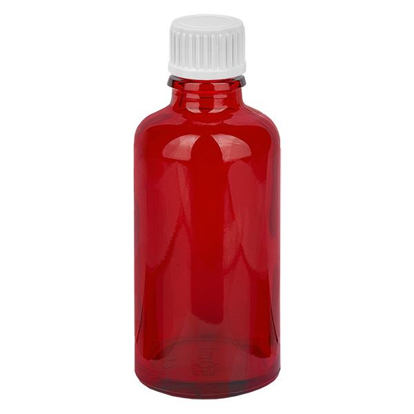 50ml pallopullo 3mm kaaderengas valkoinen vakiosuljin RedLine UT18/50 RedLine UT18/50