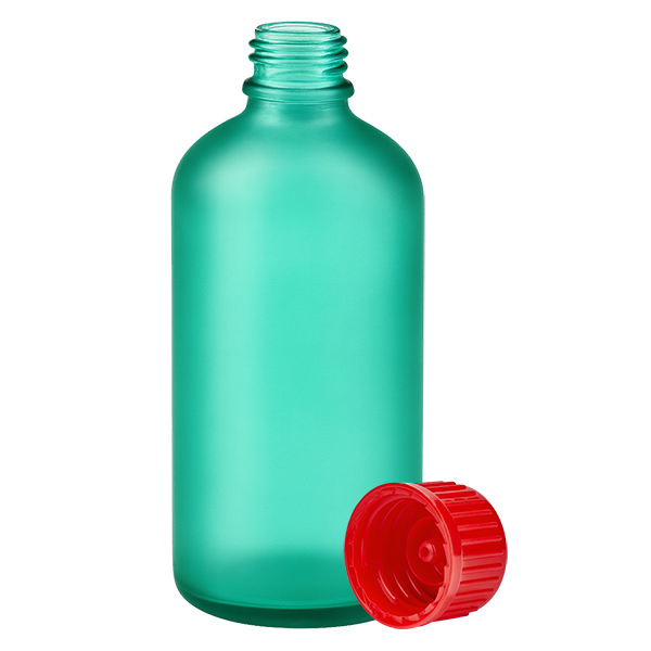 100ml pullo 11mm kierrekorkki punainen Standard GreenLine UT18/100 100ml pullo 11mm kierrekorkki punainen Standard GreenLine UT18/100