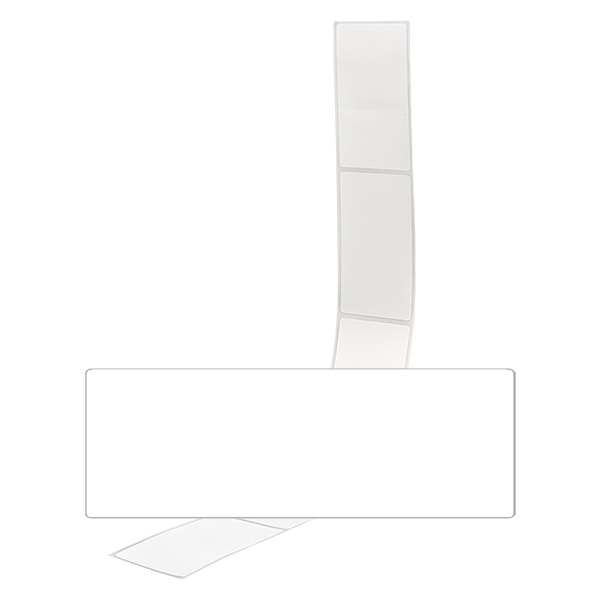 Pakkaus 20 etikettiä 54 x 154,5 mm etikettien merkitsemiseen. Valkoiset etiketit 54x154,5 mm merkintöjä varten 20 kappaleen pakkauksessa neutraalilla pohjalla.