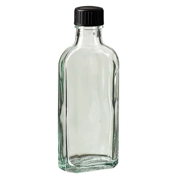 100 ml Meplat kirkas kierrekorkki, jossa on LKD-sulkukiekko: 100 ml Meplat kirkas kierrekorkki, jossa on LKD-sulkulevy