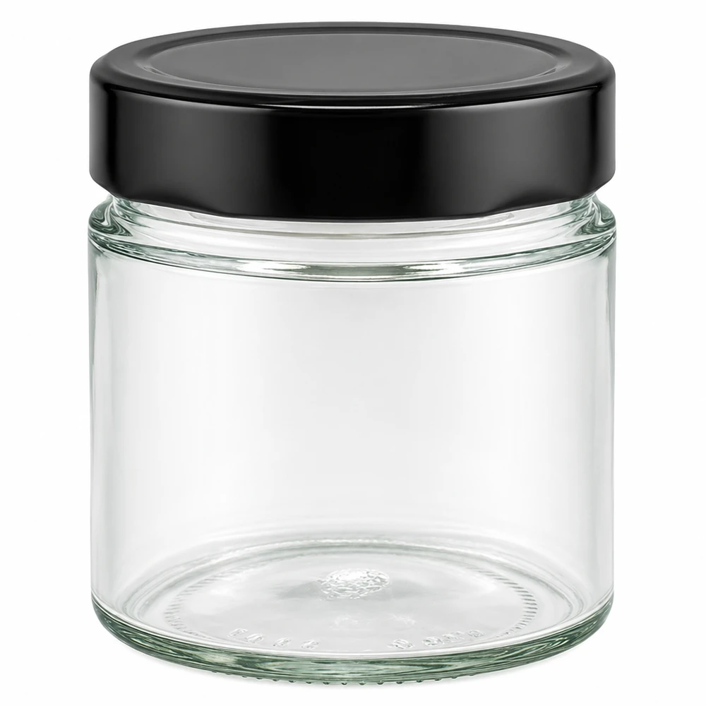 135ml pyöreä purkki + BasicSeal-kansi musta syvä UNiTWIST-suljin. 135ml pyöreä purkki + BasicSeal-kansi musta syvä UNiTWIST-suljin.