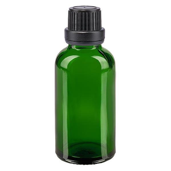 Apteekkipullo vihreä 30ml ruuvikorkki musta sinetöivä insertti peukaloinnin estävä sulkeminen. Apteekkipullo vihreä 30ml ruuvikorkki musta sinetöivä insertti peukaloinnin estävä sulkeminen.