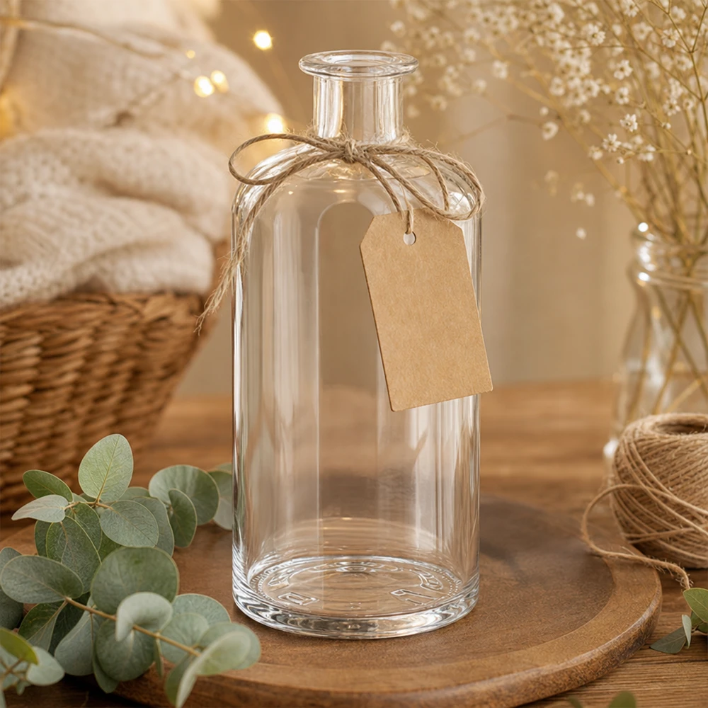 500ml Glasflasche "Flora" ohne Verschluss UNiTWIST