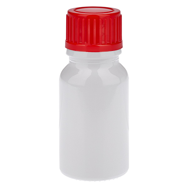 10 ml pullo, 11 mm kierrekorkki, punainen, vakiomallinen WhiteLine UT18/10 10 ml pullo, 11 mm kierrekorkki, punainen, vakiomallinen WhiteLine UT18/10