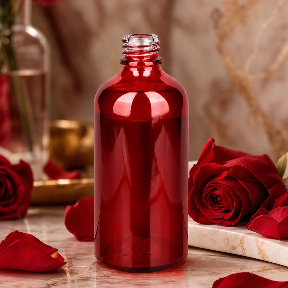 100ml apteekkipullo RedLine UT18/100 UNiTWIST - 100ml apteekkipullo RedLine UT18/100 UNiTWIST RedLine apteekkipullo 100ml tyylikkään punainen kosmetiikkasovelluksiin ja luonnontuotteisiin.