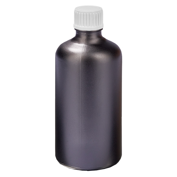 100ml tippapullo 0,9mm valkoinen vakiokorkki BlackLine UT18/100 100ml tippapullo 0,9mm valkoinen vakiokorkki BlackLine UT18/100