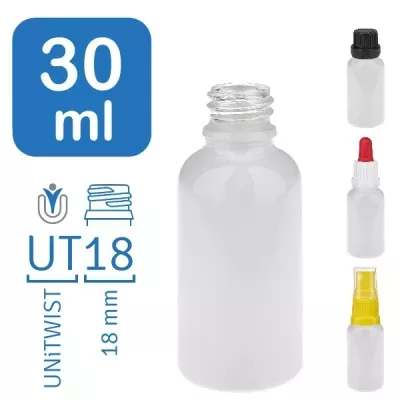 Flacons de pharmacien WhiteLine 30 ml UT18