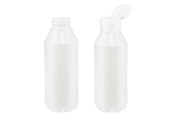 Pyöreät lotionpulloja Polimoon