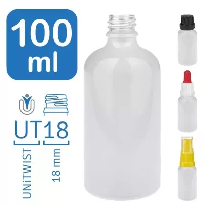 Flacons de pharmacien WhiteLine 100 ml UT18