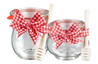 WECK-sarja, jossa hunajakauha ja rusetti