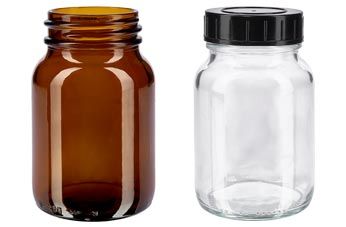 Leveäkaulaiset purkit